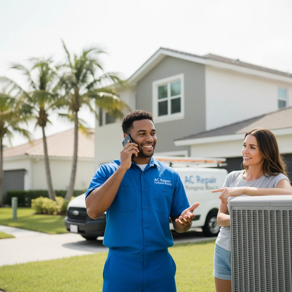 AC Repair Pompano Beach customer support in Weston